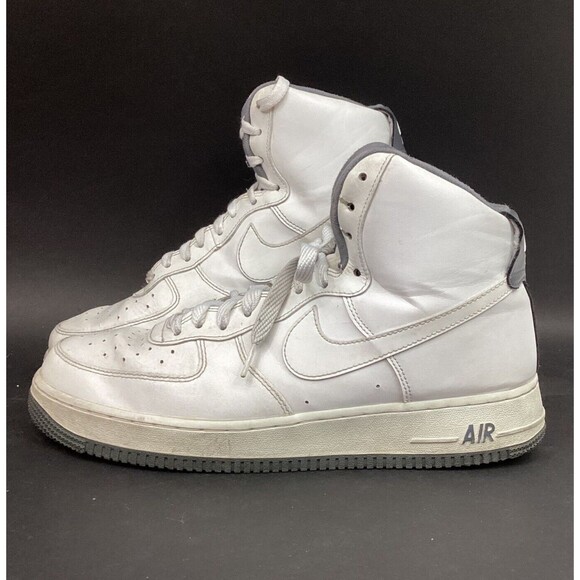 Nike Air Force 1-Men\'s Sz 11.5 -High Charcoal-White Basketball Shoes- CD0910-100 main image 11